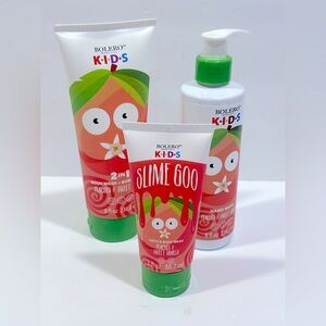 Lot of 3 - Bolero Beverly Hills Kids Bath & Body Wash - Peach & Sweet Vanilla